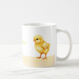 Persoonlijke boerderijdier mok – Cute kuikendesign
