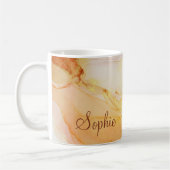 Persoonlijke Boho Abstract Koffiemok (Links)