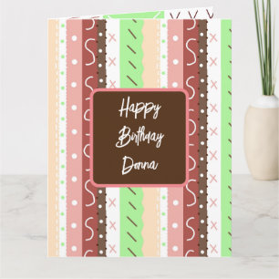 Persoonlijke Boho Birthday Whimsical Kaart