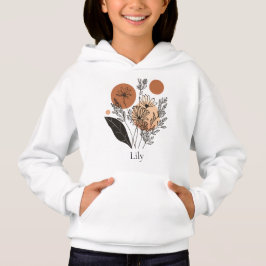 Persoonlijke Boho Botanische Kinderen Hoodie
