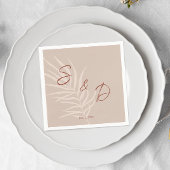 Persoonlijke Boho Bruiloft Servet