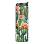 Persoonlijke Boho Desert Kunstprint Thermosbeker (Gedraaid links)
