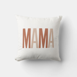 Persoonlijke Boho MAMA Aardetonen Moederdag  Kussen