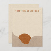 Persoonlijke Boho Note-kaarten Notitiekaartje (Voorkant / Achterkant)