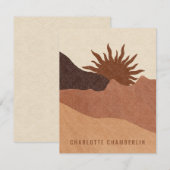 Persoonlijke Boho Notitiekaartje (Voorkant / Achterkant)