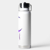 Persoonlijke Boho stijl wassende maan Waterfles (Achterkant)