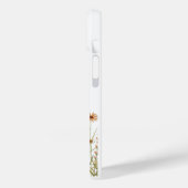 Persoonlijke Boho Wilde Bloem Phonehoes Customnaam Case-Mate iPhone Case (Achterkant / Links)