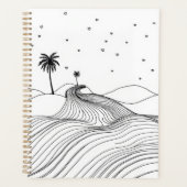 Persoonlijke Boho Woestijnprint Planner (Voorkant)