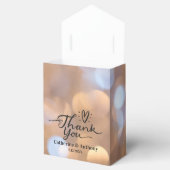 Persoonlijke Bokeh Wedding Bedankt Bedankdoosjes (Geopend)