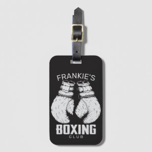 Persoonlijke Boksklubbokser Gym Fighter Handschoen Bagagelabel