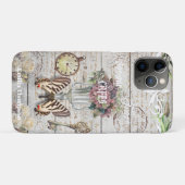 Persoonlijke Bonjour trendy rustieke kunst Franse Case-Mate iPhone Case (Achterkant (horizontaal))