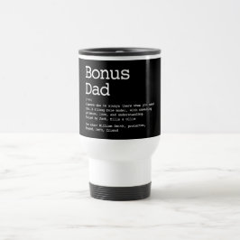 Persoonlijke bonus Papa Stepdad Definition Black Reisbeker
