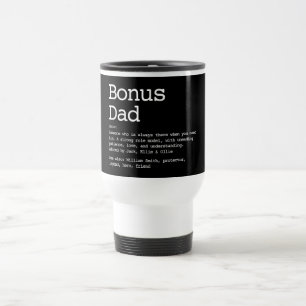 Persoonlijke bonus Papa Stepdad Definition Black Reisbeker
