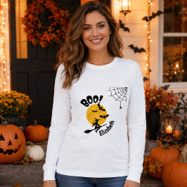 Persoonlijke Boo Heks & Vleermuizen Dames Tri-Blend Shirt