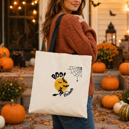 Persoonlijke Boo Heks, Vleermuizen & Volle Maan Ha Tote Bag
