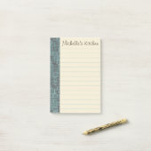 Persoonlijke boodschappenbriefjes voor de kruideni post-it® notes (Op bureau)