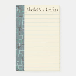 Persoonlijke boodschappenbriefjes voor de kruideni post-it® notes