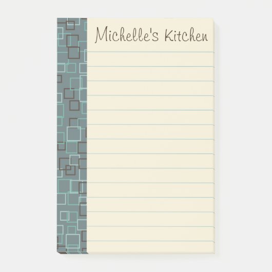 Persoonlijke boodschappenbriefjes voor de kruideni post-it® notes (Voorkant)