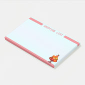 Persoonlijke Boodschappenlijst en Fruitmand Post-it® Notes (Schuin)