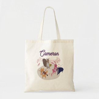 Persoonlijke boodschappentas 'Bosdierenband' Tote Bag