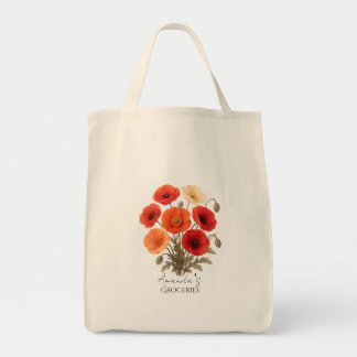 Persoonlijke Boodschappentas, Klaproos Bloem Bloem Tote Bag