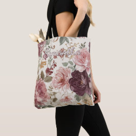 Persoonlijke Boodschappentas Met Franse Bloemenkun Tote Bag