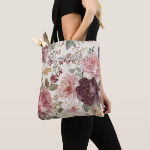 Persoonlijke Boodschappentas Met Franse Bloemenkun Tote Bag