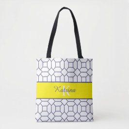 Persoonlijke boodschappentas tote bag