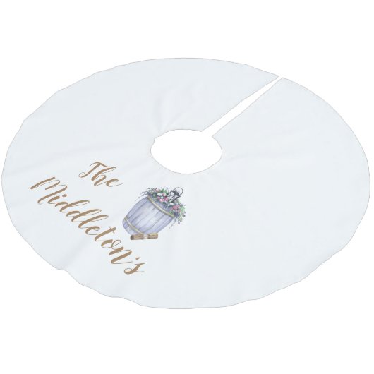 Persoonlijke boomrokken Zomer Voetbal Rus Kerstboom Rok (Gekanteld)