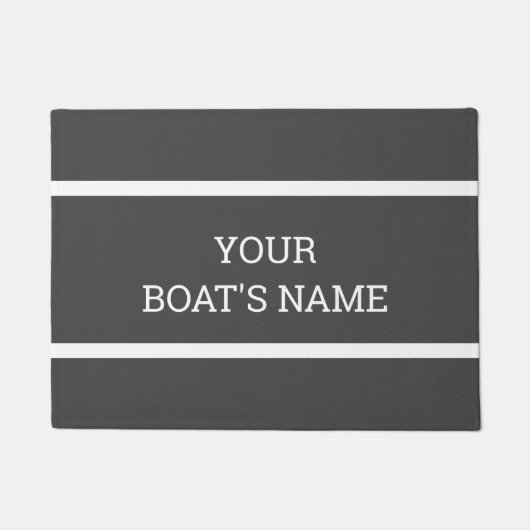 Persoonlijke bootnaam Dock Mat (Voorkant)