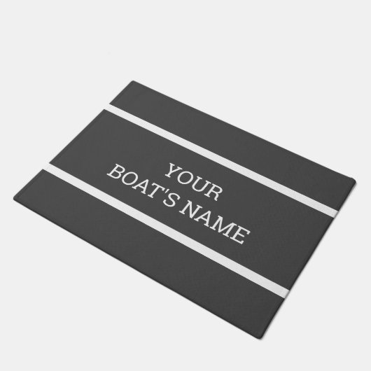 Persoonlijke bootnaam Dock Mat (Schuin)