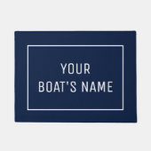 Persoonlijke bootnaam Dock Mat (Voorkant)