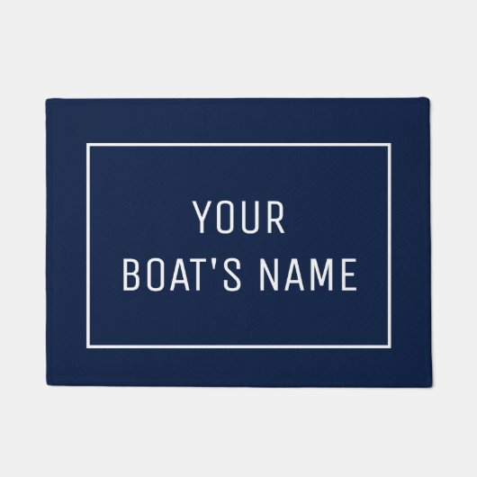 Persoonlijke bootnaam Dock Mat (Voorkant)