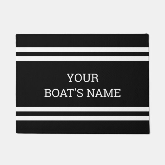 Persoonlijke bootnaam Dock Mat (Voorkant)