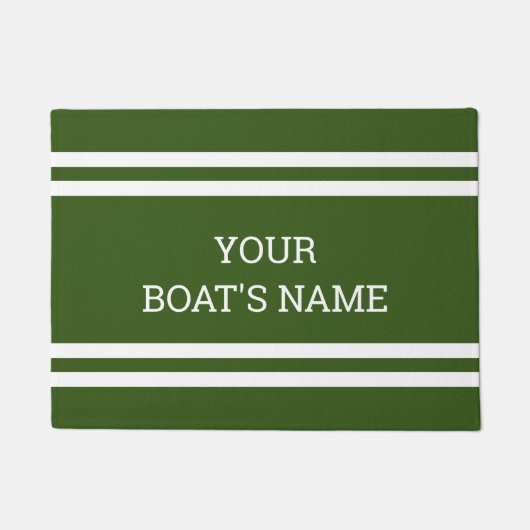 Persoonlijke bootnaam Dock Mat (Voorkant)