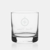 Persoonlijke bootnaam whisky glas (Achterkant)
