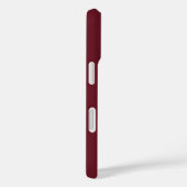 Persoonlijke bordeauxrode initiële iPhone / iPad h Case-Mate iPhone Case (Achterkant / Rechts)