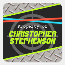 Persoonlijke borden Laser Label Thema Naam