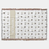 Persoonlijke Border Collie Deken (Voorkant)