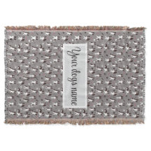 Persoonlijke Border Collie Patroon Deken