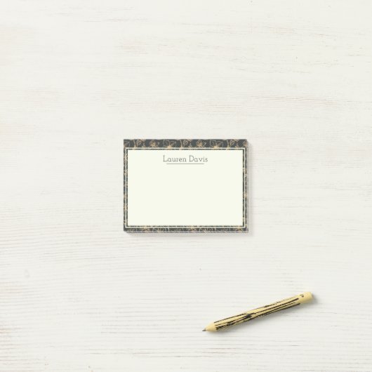 Persoonlijke Bos Botanische Post-it® Notes (Op bureau)