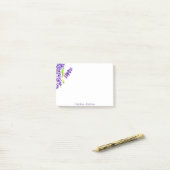 Persoonlijke bos seringen post-it® notes (Op bureau)