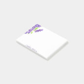 Persoonlijke bos seringen post-it® notes (Schuin)