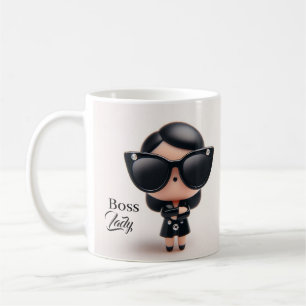Persoonlijke 'Boss Lady'-mok/Perfect cadeau  Koffiemok