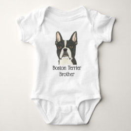 Persoonlijke Boston Terrier-hond Romper