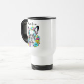 Persoonlijke Boston Terrier Moeder Reisbeker (Voorkant links)