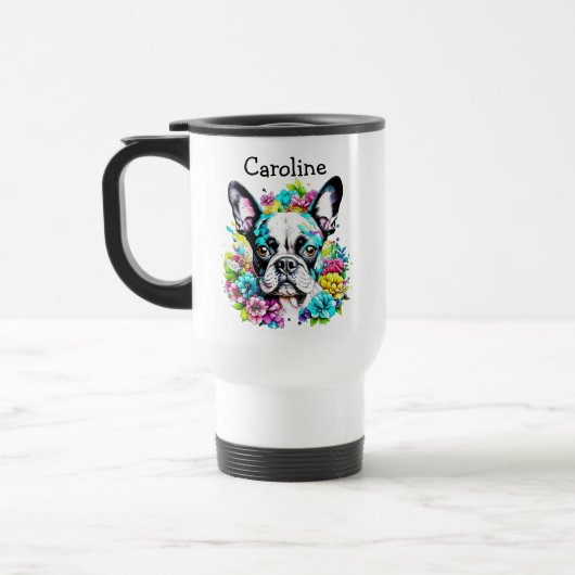 Persoonlijke Boston Terrier Moeder Reisbeker (Links)