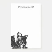 Persoonlijke Boston Terrier Post-it® Notes (Voorkant)