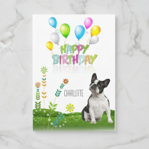 Persoonlijke Boston Terrier verjaardagskaart Kaart