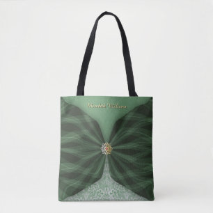 Persoonlijke Botanische Boom Sieraden Textiel Illu Tote Bag